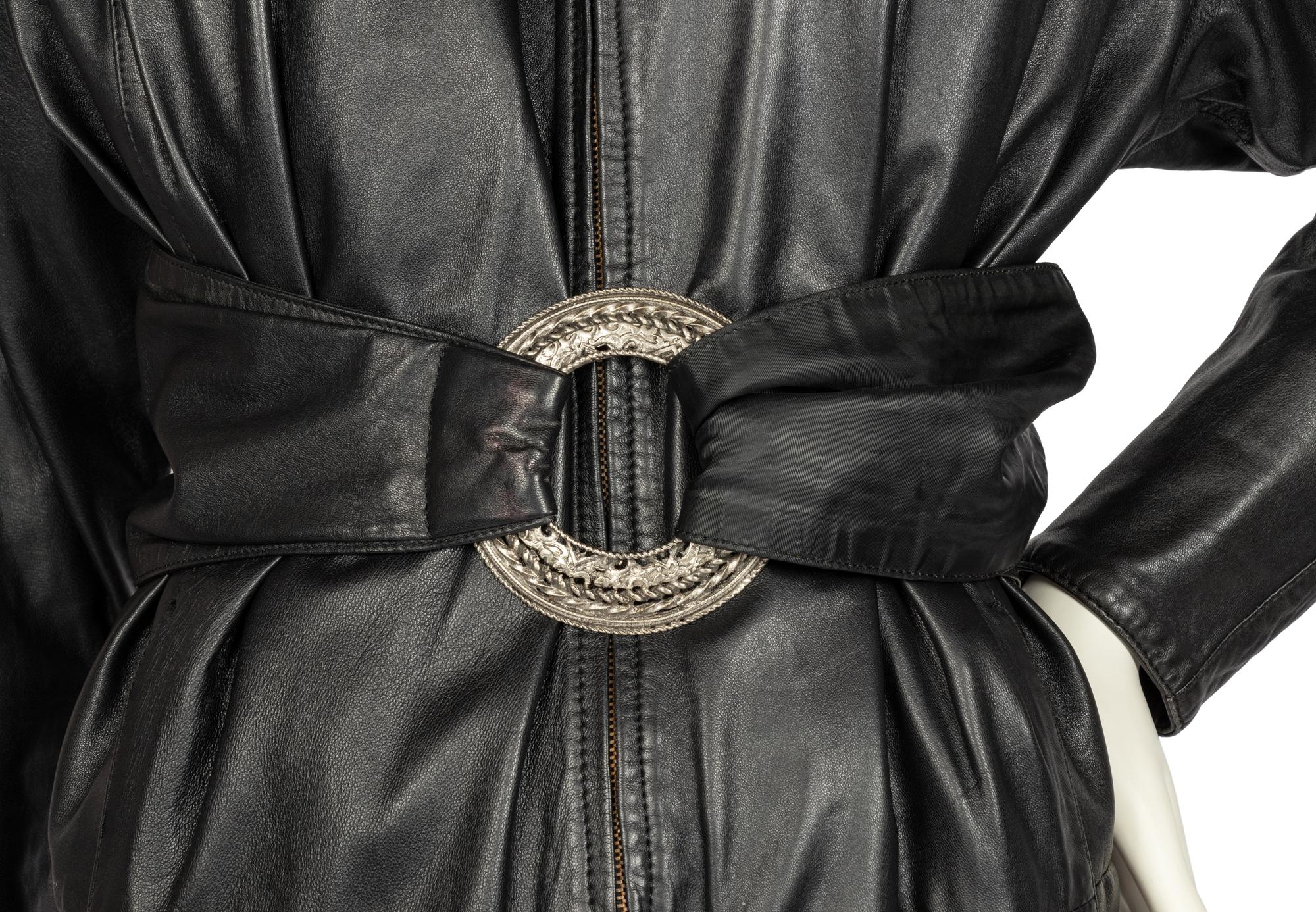 Six Designer Leather Items: Fendi & Gianfranco Ferre, 1980s