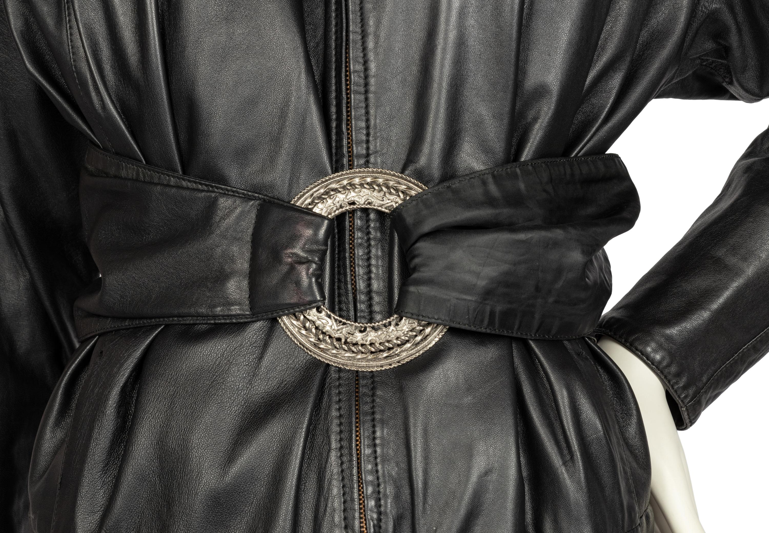 Six Designer Leather Items: Fendi & Gianfranco Ferre, 1980s