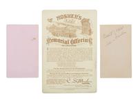 [EARLY PHOTOGRAPHY]. A group of 3 photographs of American photographer William Henry JACKSON.