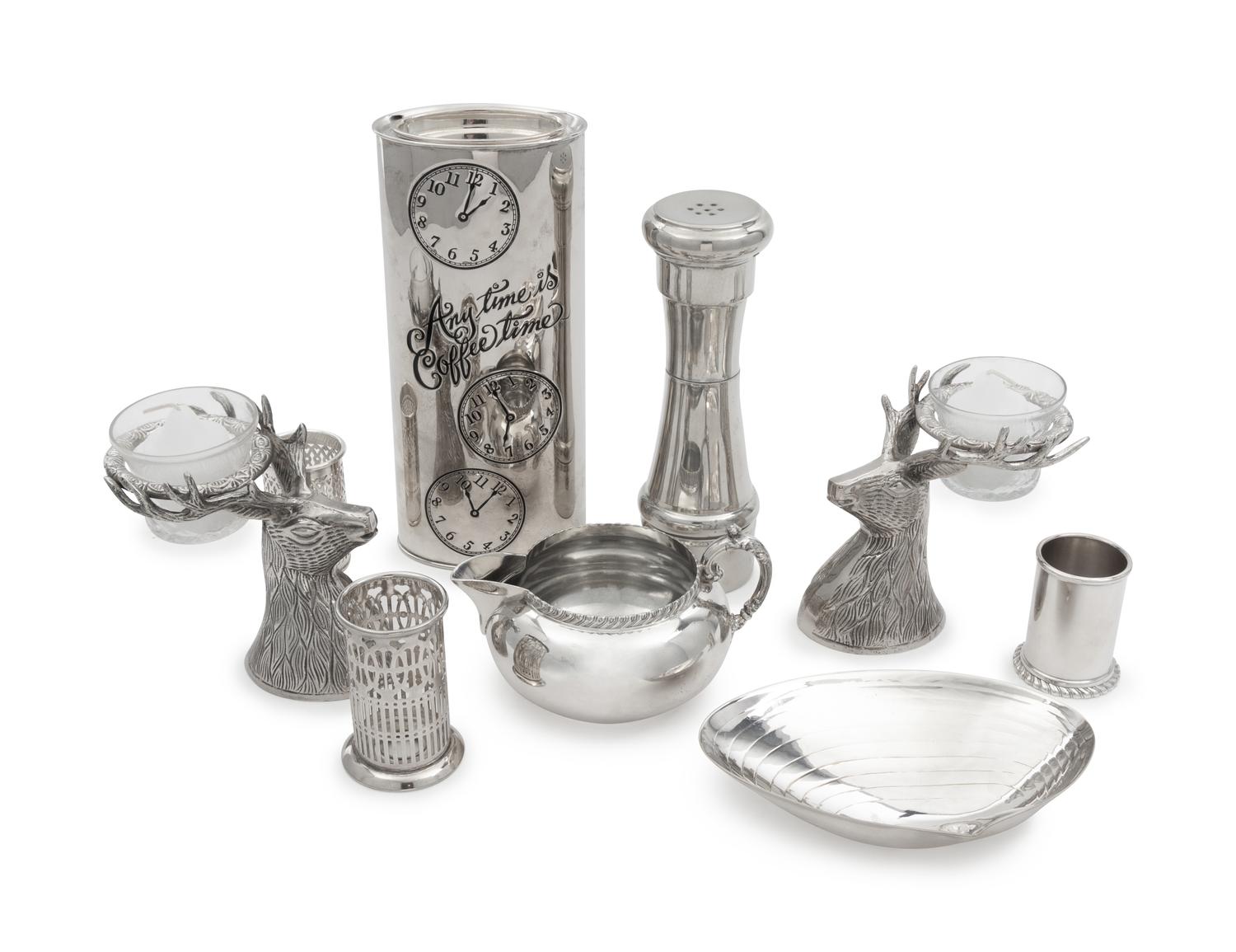 A Collection of Silver-Plate Table Articles — Late 19th Century and Later