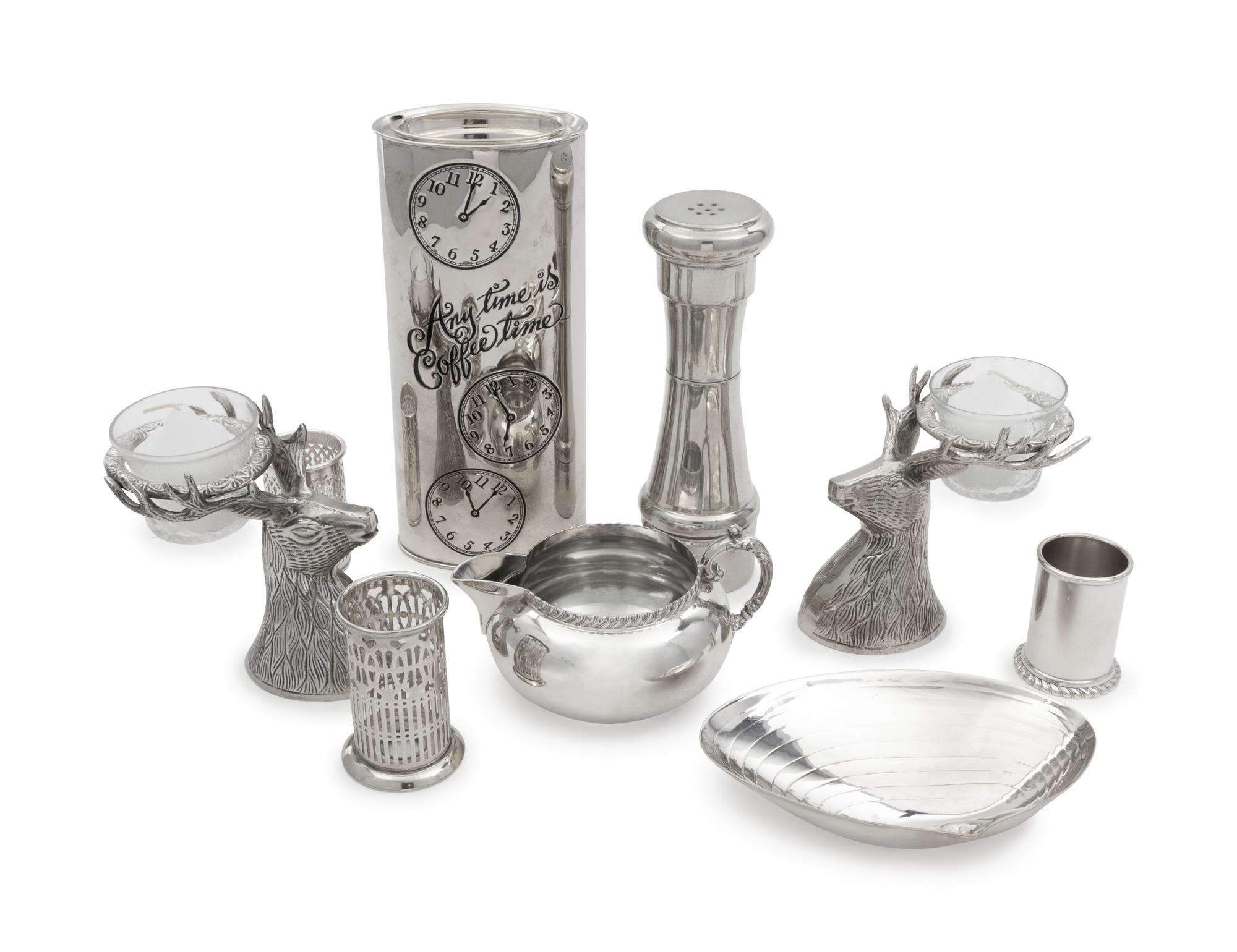 A Collection of Silver-Plate Table Articles — Late 19th Century and Later