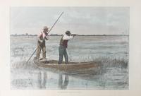 Four Hand Colored Sporting Prints, A.B. Frost (American 1851-1928) Height 15 x width 10 inches (largest) — 19TH CENTURY