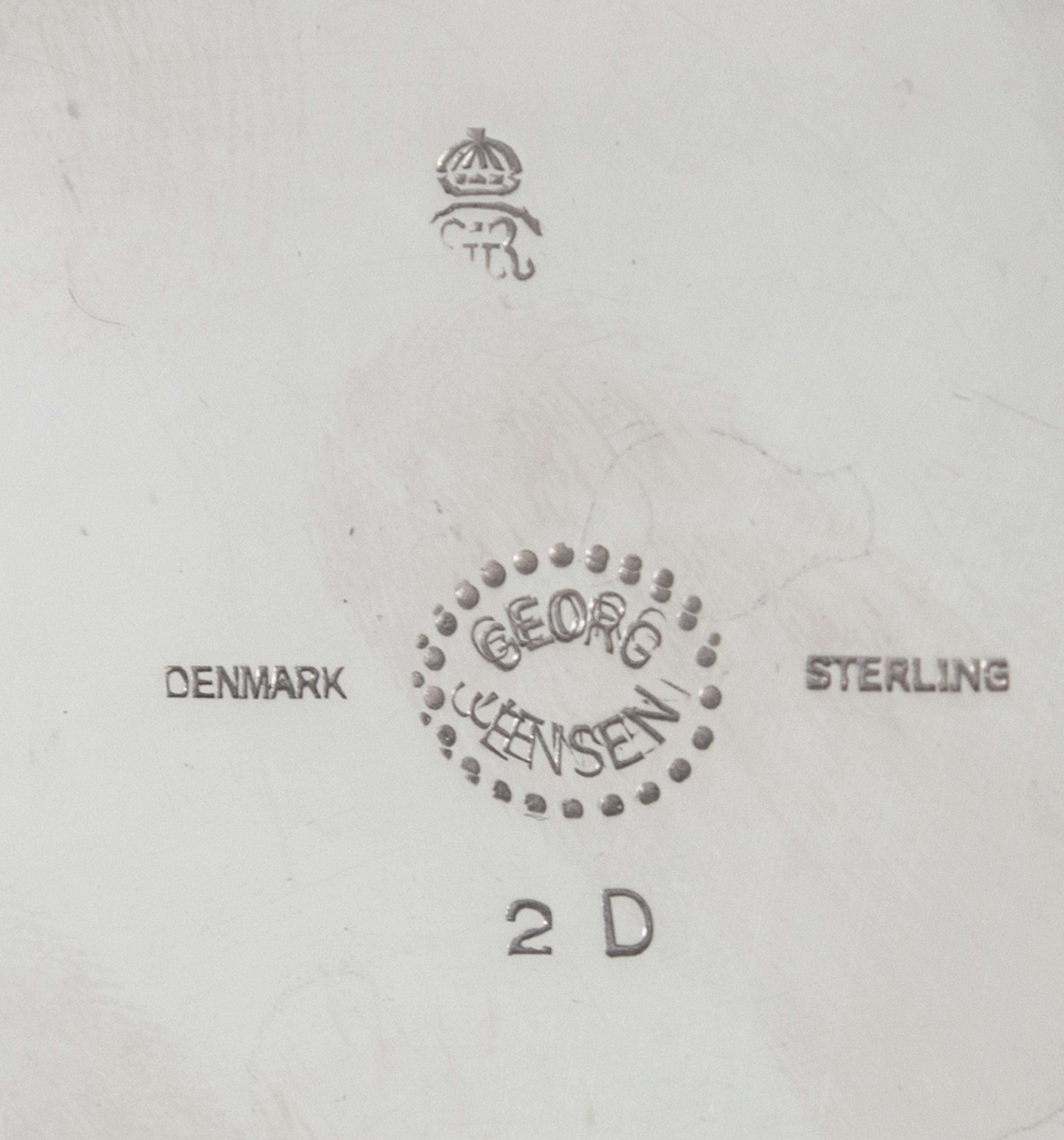 A Danish Silver Four-Piece Tea and Coffee Service, Georg Jensen Silversmithy, Copenhagen, Mid-20th Century, Blossom pattern, comprising