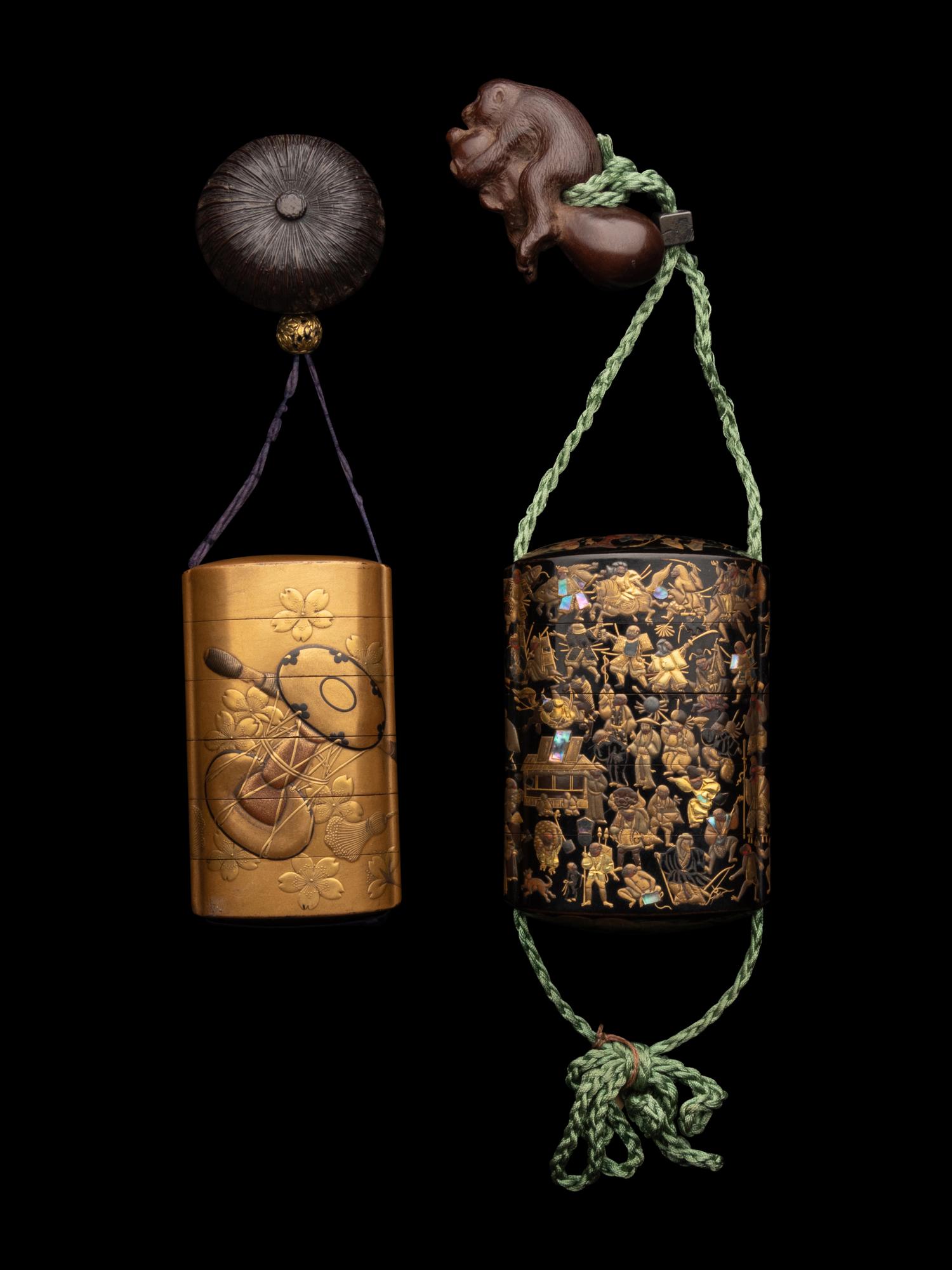 Two Japanese Lacquer Inro