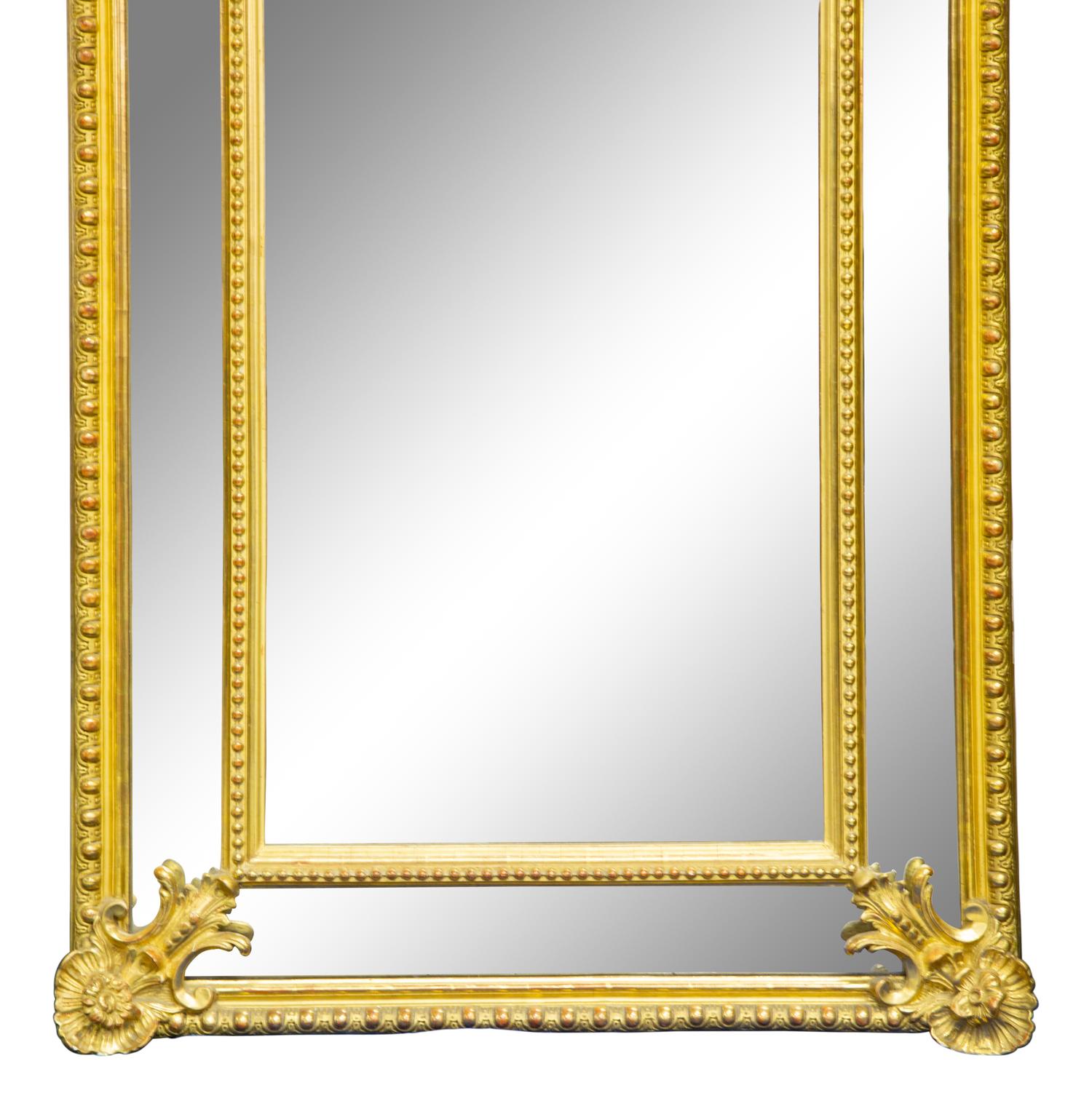 A Louis XV Style Giltwood Mirror