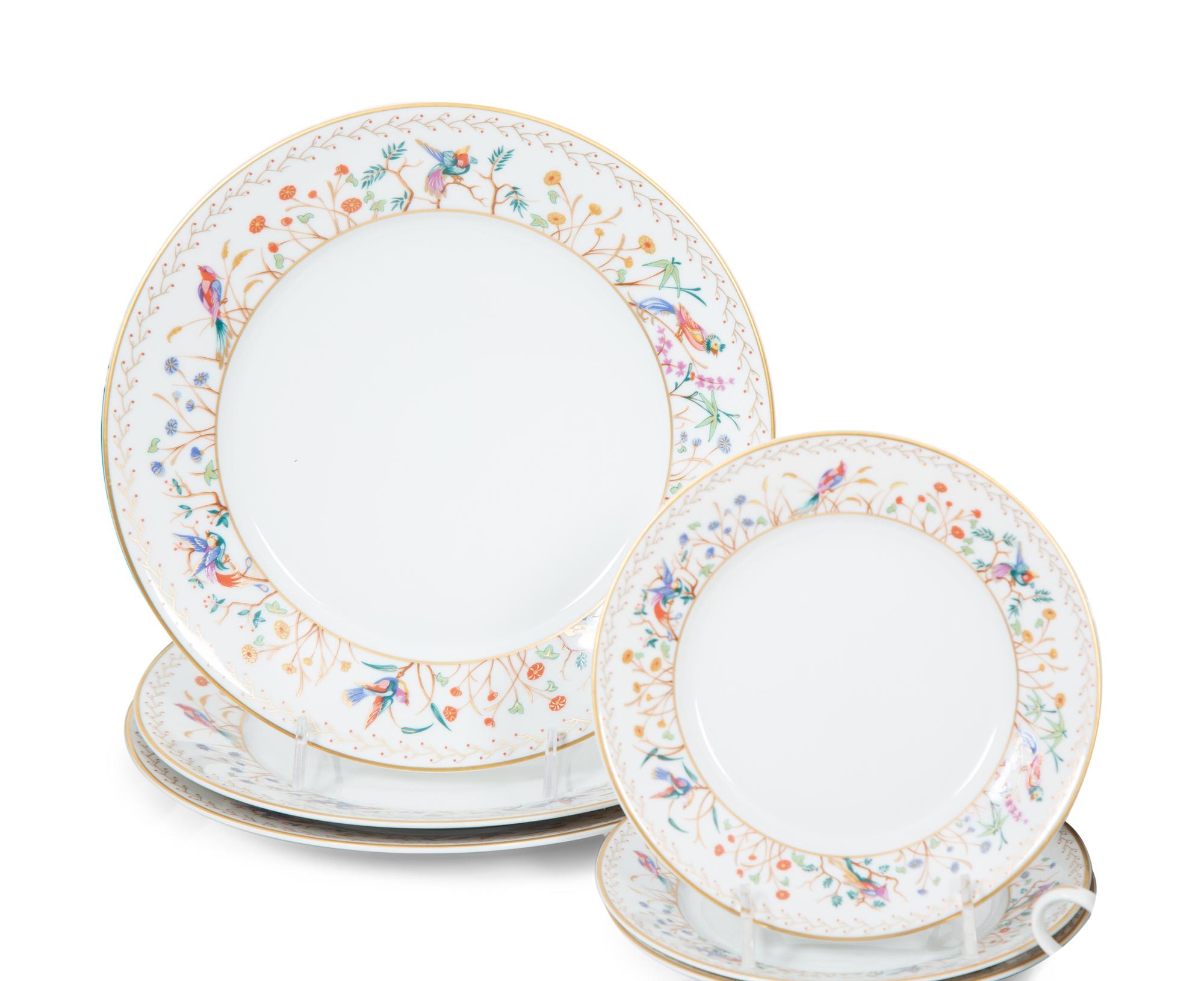 An Extensive Limoges for Tiffany and Co. Porcelain Dinner Service