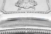 A George IV Silver Covered Serving Dish and Warming Stand