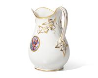 A Presidential Porcelain Water Pitcher Associated With Chester A. Arthur (1829-1886)