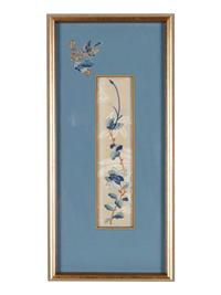 17 Chinese Embroidered Silk Panels