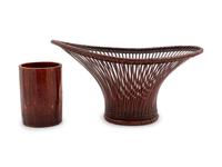 A Bamboo Flower Arranging Basket