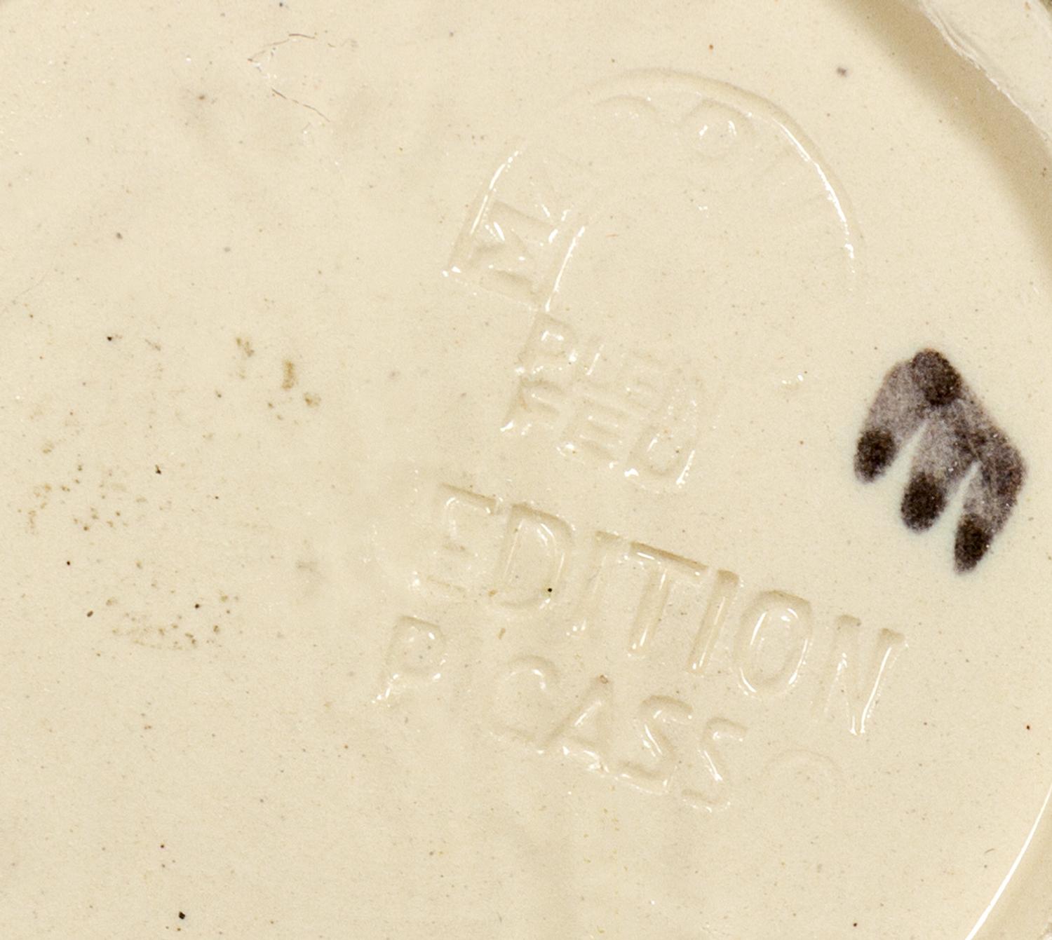 Service visage noir (plate E)