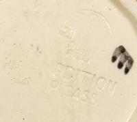 Service visage noir (plate E)