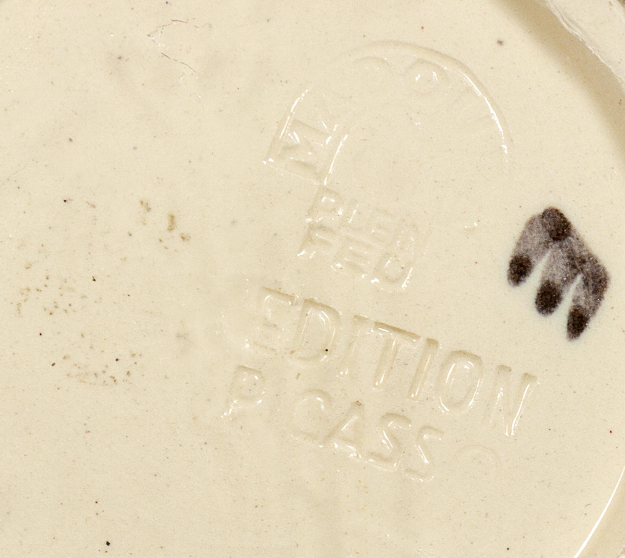 Service visage noir (plate E)