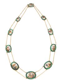 VICTORIAN, MICROMOSAIC NECKLACE