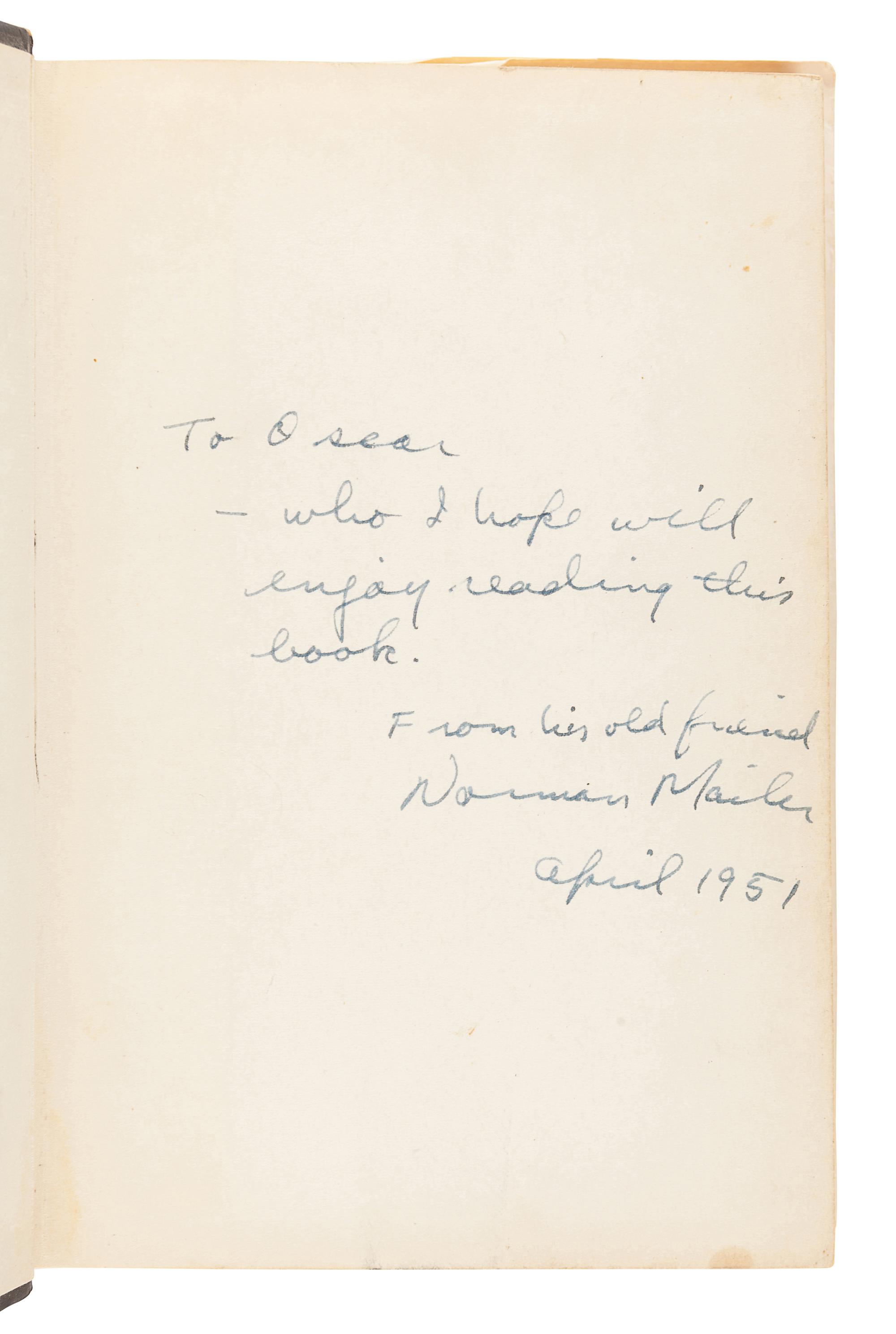 [MAILER, Norman (1923-2007)]. A group of 4 FIRST EDITIONS by Mailer, comprising: