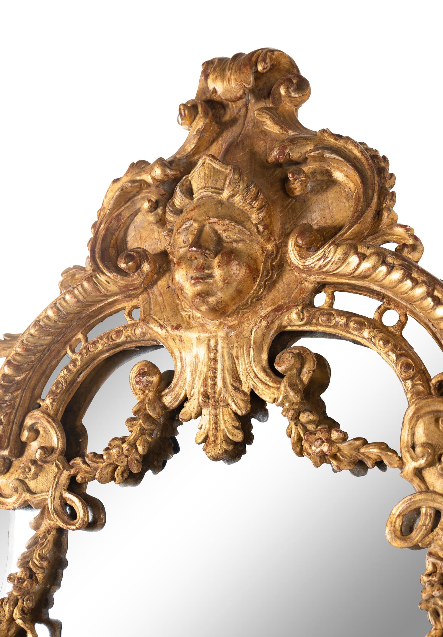 A Régence Giltwood Mirror