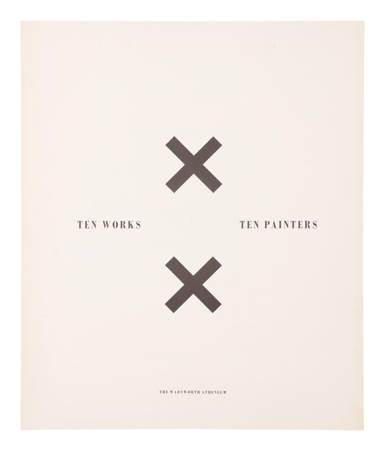 X + X (Ten Works by Ten Painters) (complete portfolio of ten including text pages and portfolio case), 1964