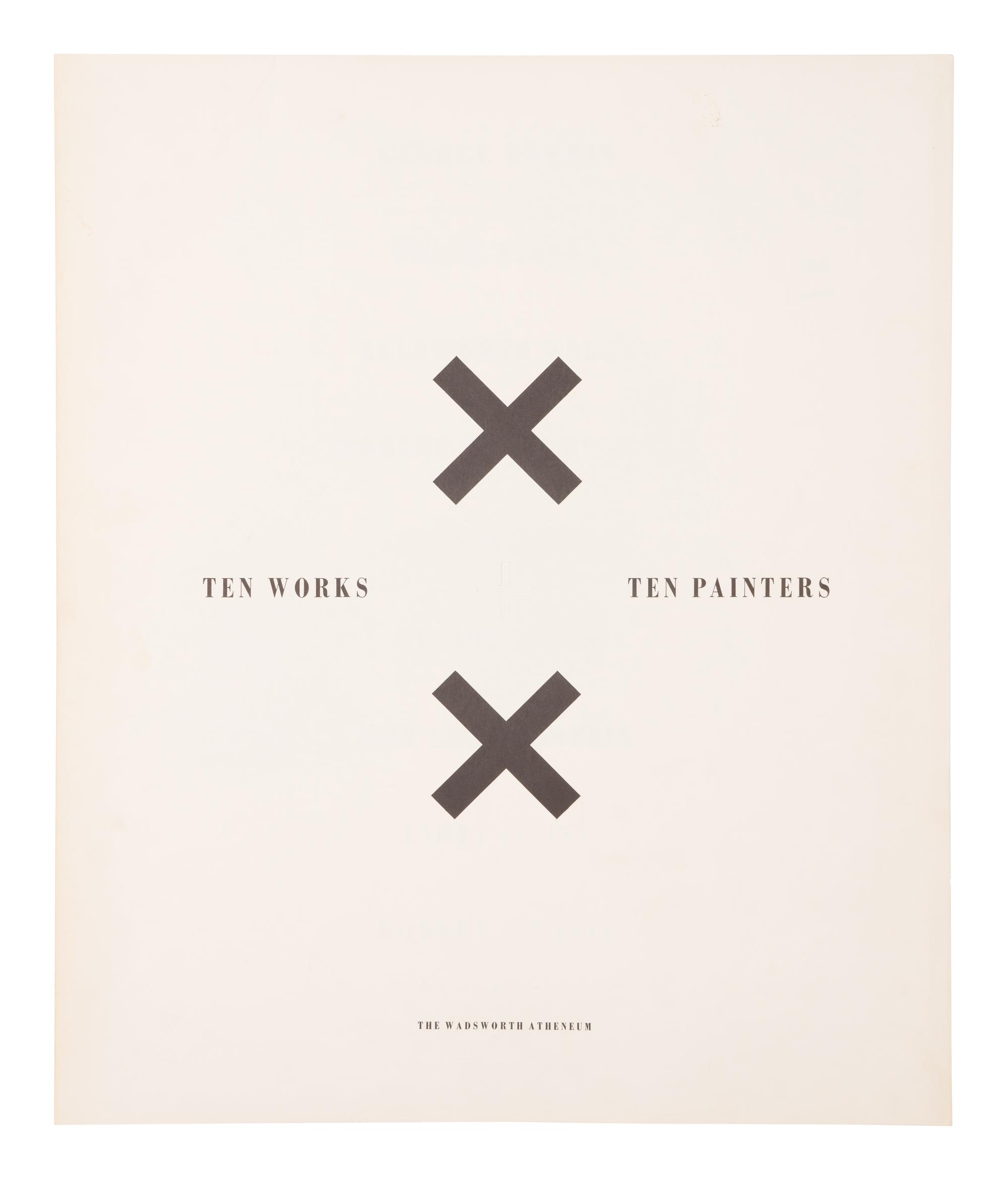 X + X (Ten Works by Ten Painters) (complete portfolio of ten including text pages and portfolio case), 1964