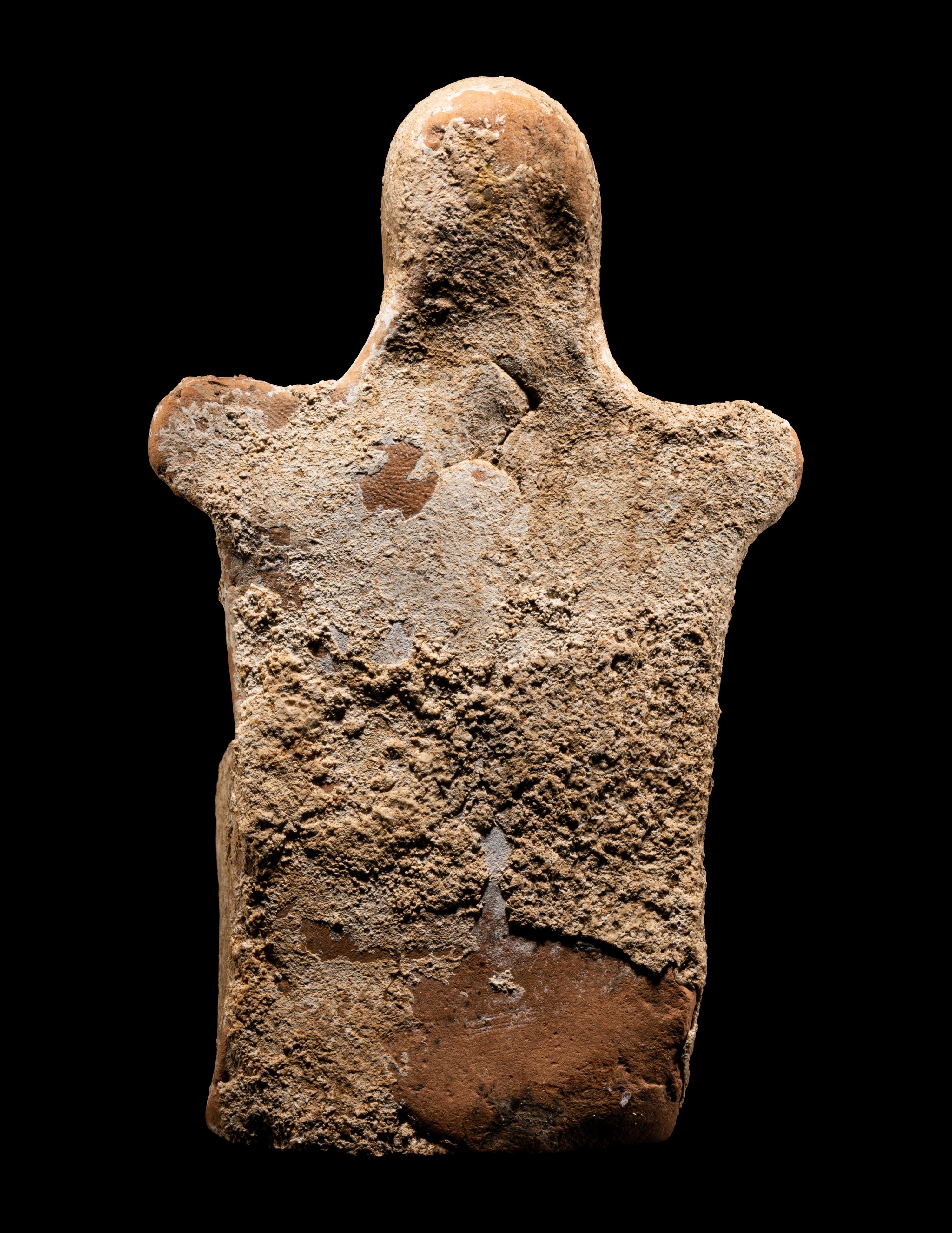 A Greek Terracotta of a Seated Female Deity