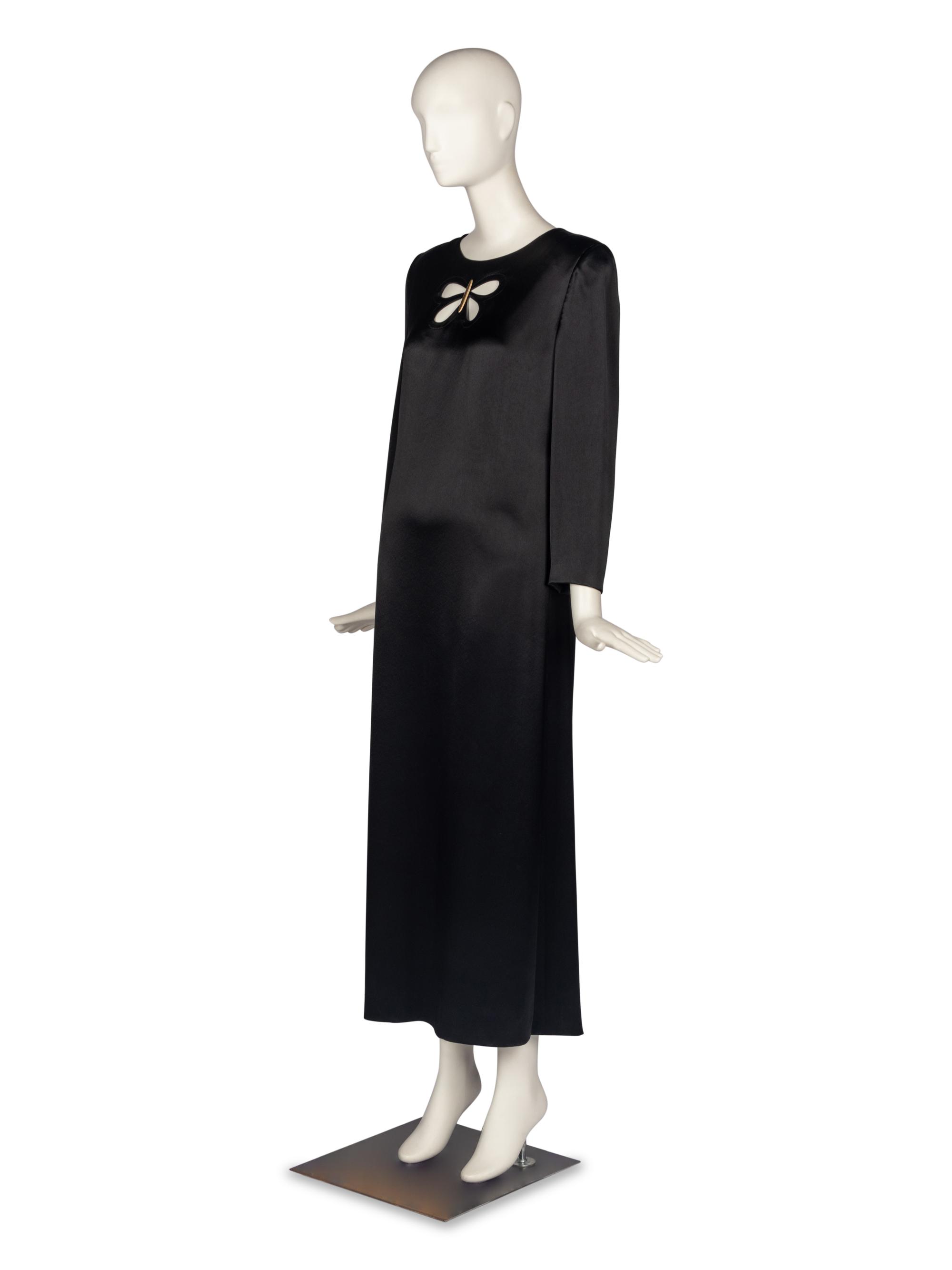 Pierre Cardin Haute Couture Silk Butterfly Gown