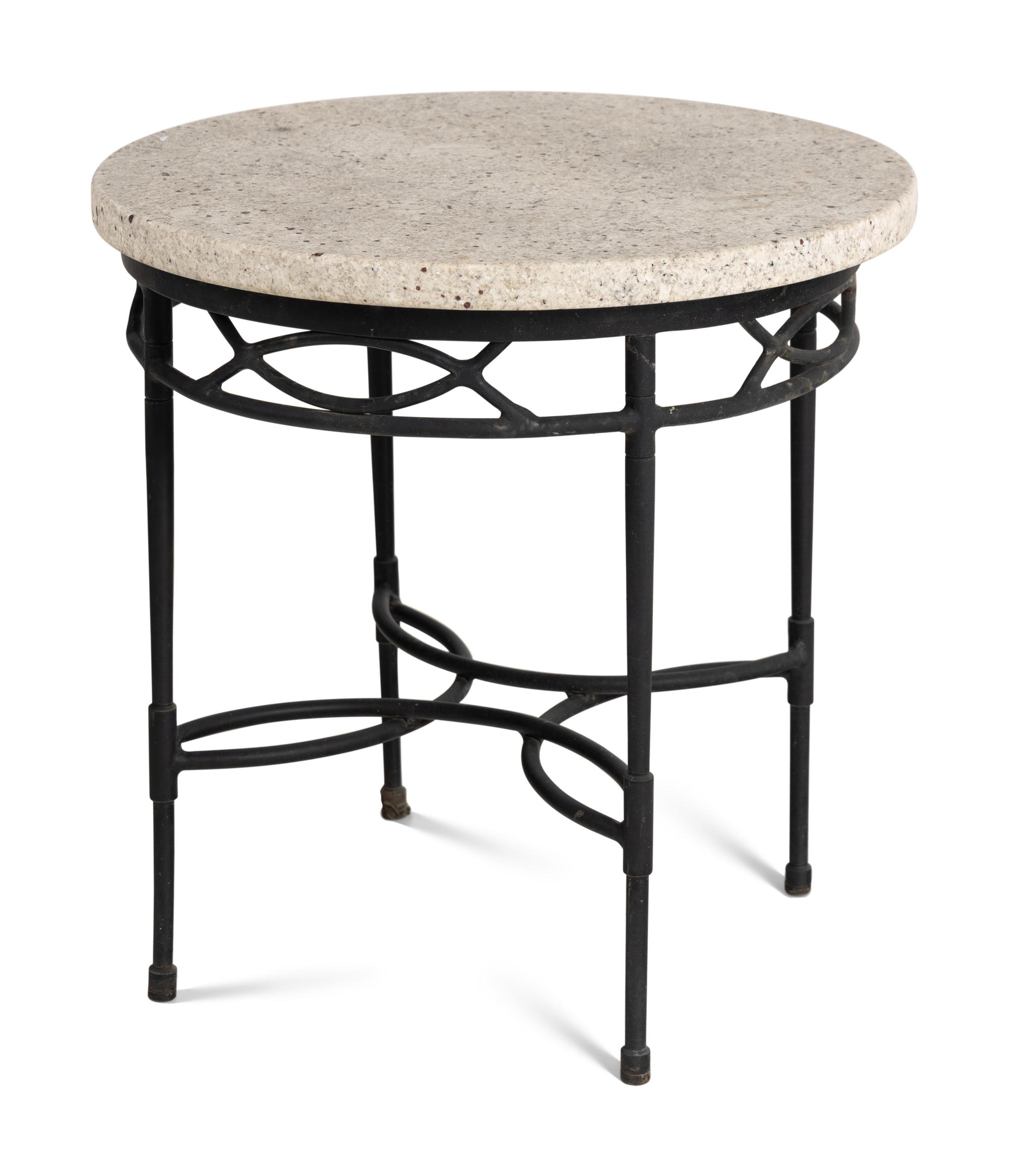A Set of Three Mario Papperzini 'Amalfi' Stone-Top Side Tables
