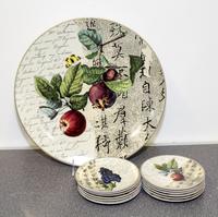 A Limoges Porcelain Dessert Service Diameter of platter 14 inches. — RAYNAUD & CO.
