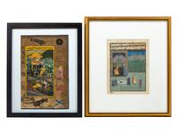 Two Miniature Paintings on Paper