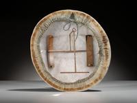 Apache Painted Shield and Cover