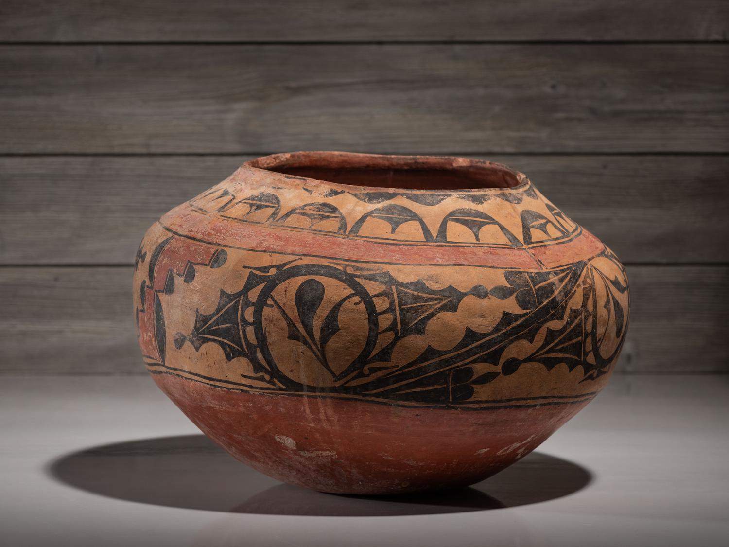 Zia Polychrome Pottery Storage Jar