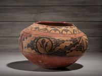 Zia Polychrome Pottery Storage Jar