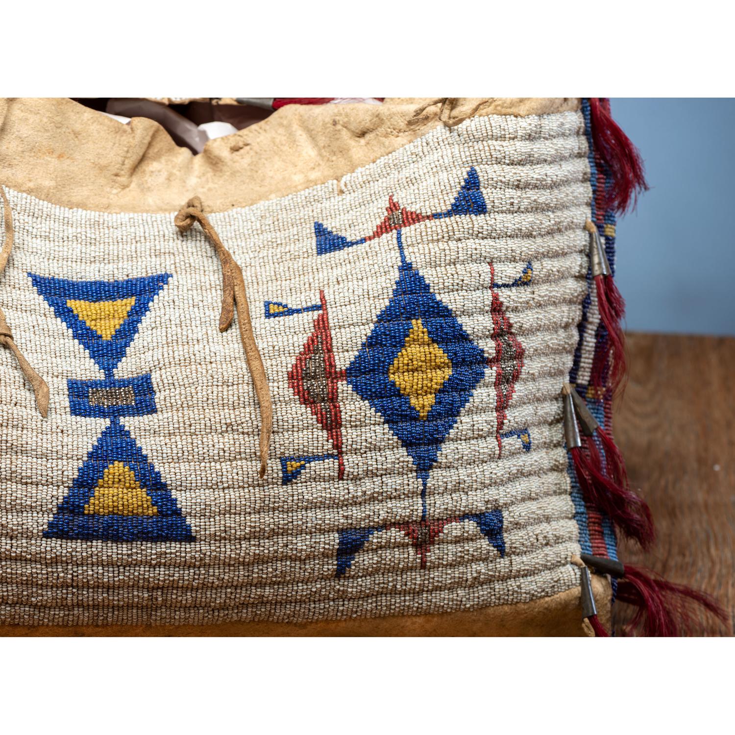 Sioux Beaded Hide Possible Bag