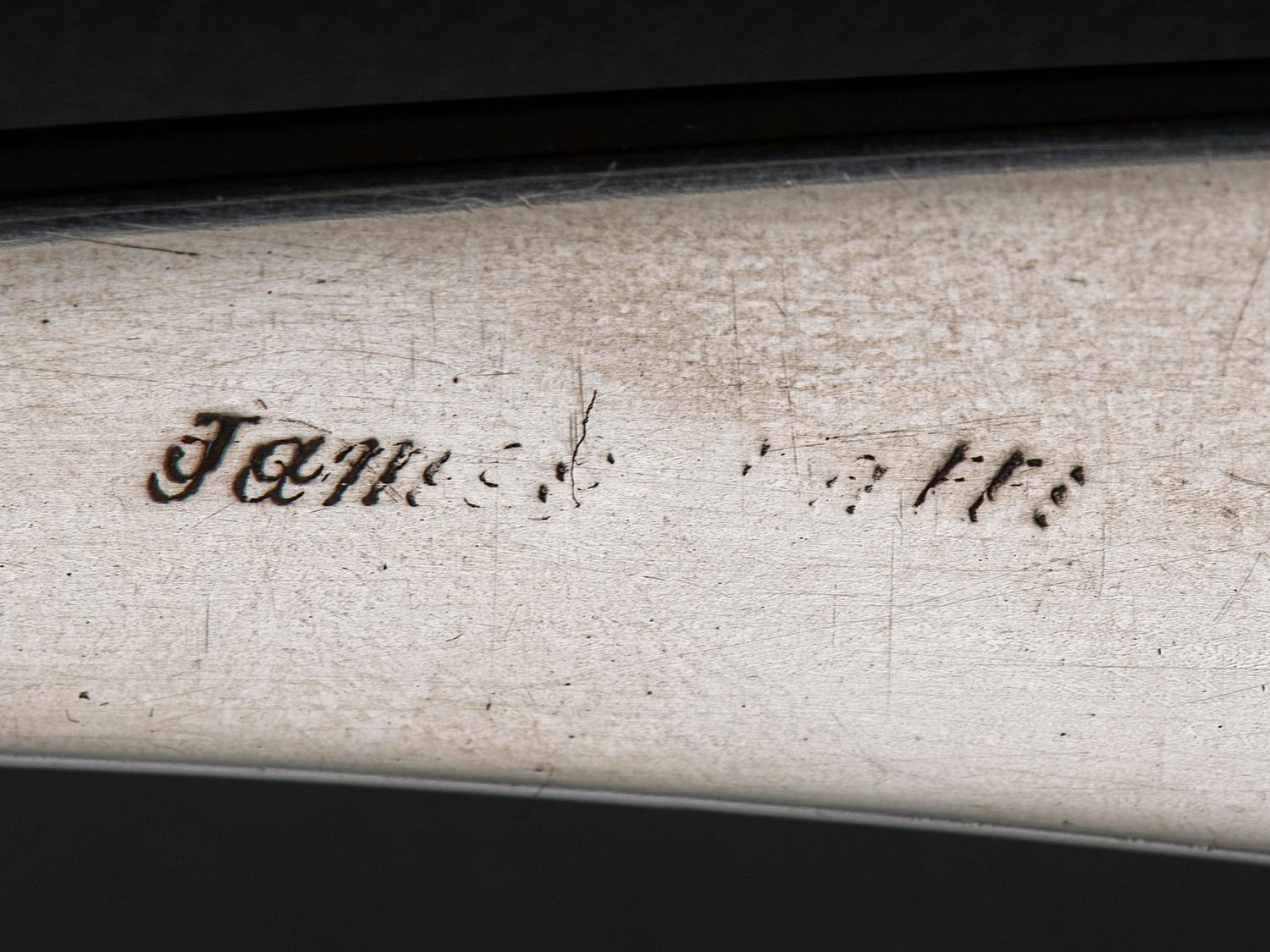 An American Silver Punch Ladle