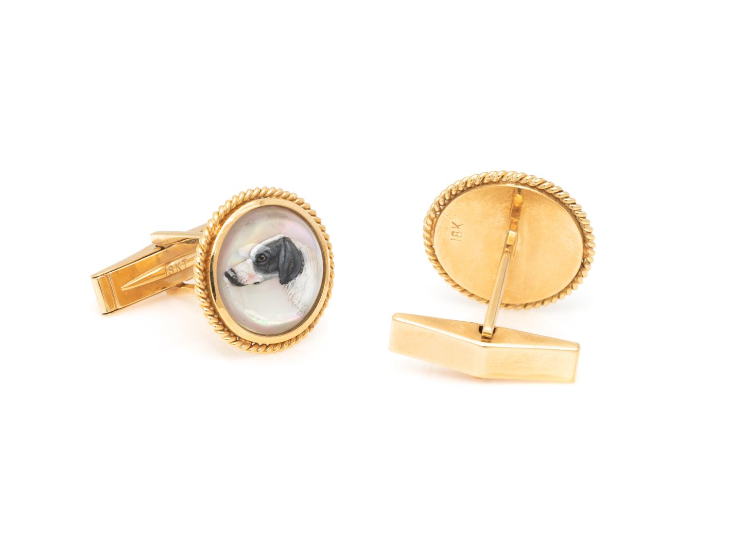ESSEX CRYSTAL CUFFLINKS