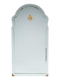 A Pair of Italian Neoclassical Style Bronze Mounted Mirrors