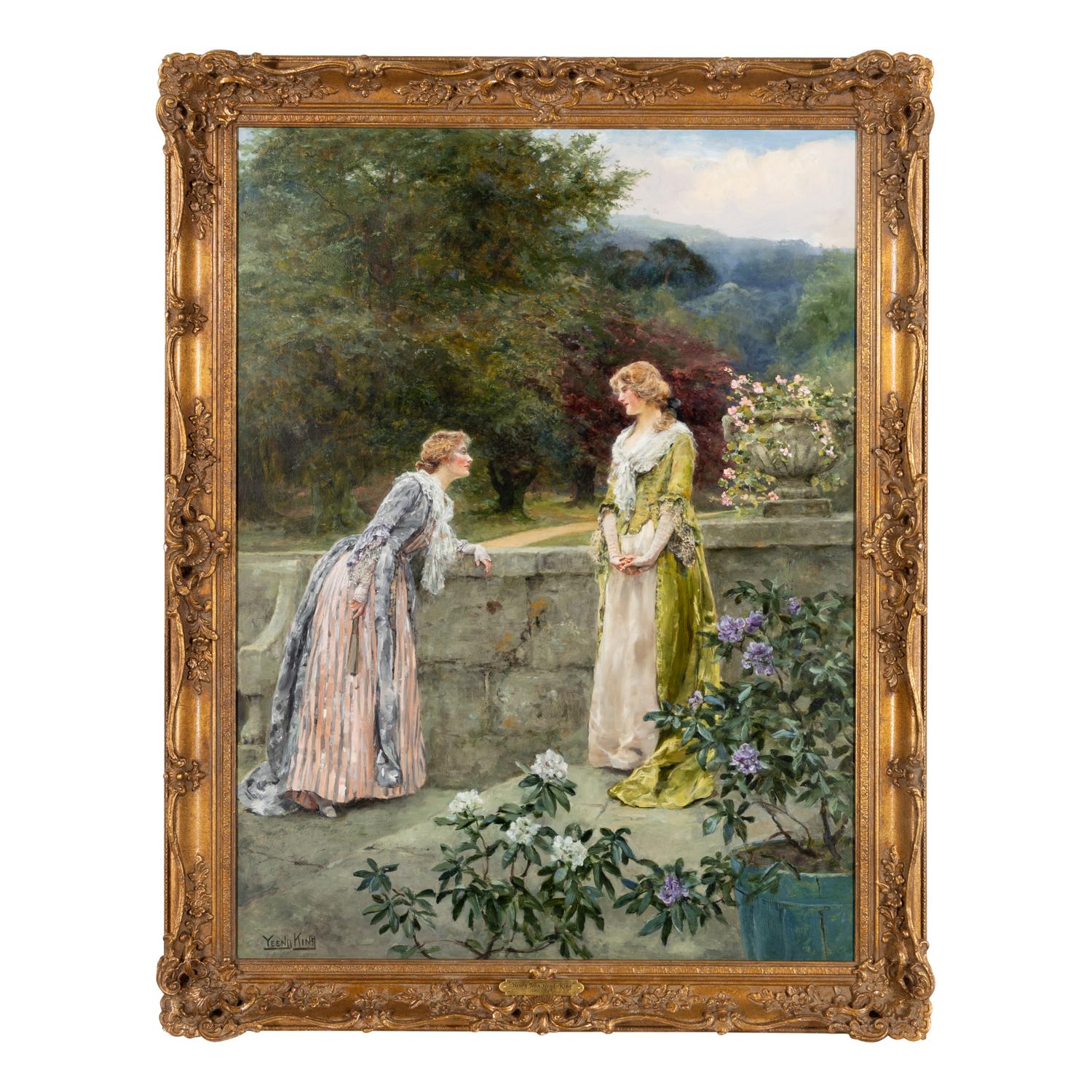 Henry John Yeend King (British, 1855-1924) — Two Women on a Terrace