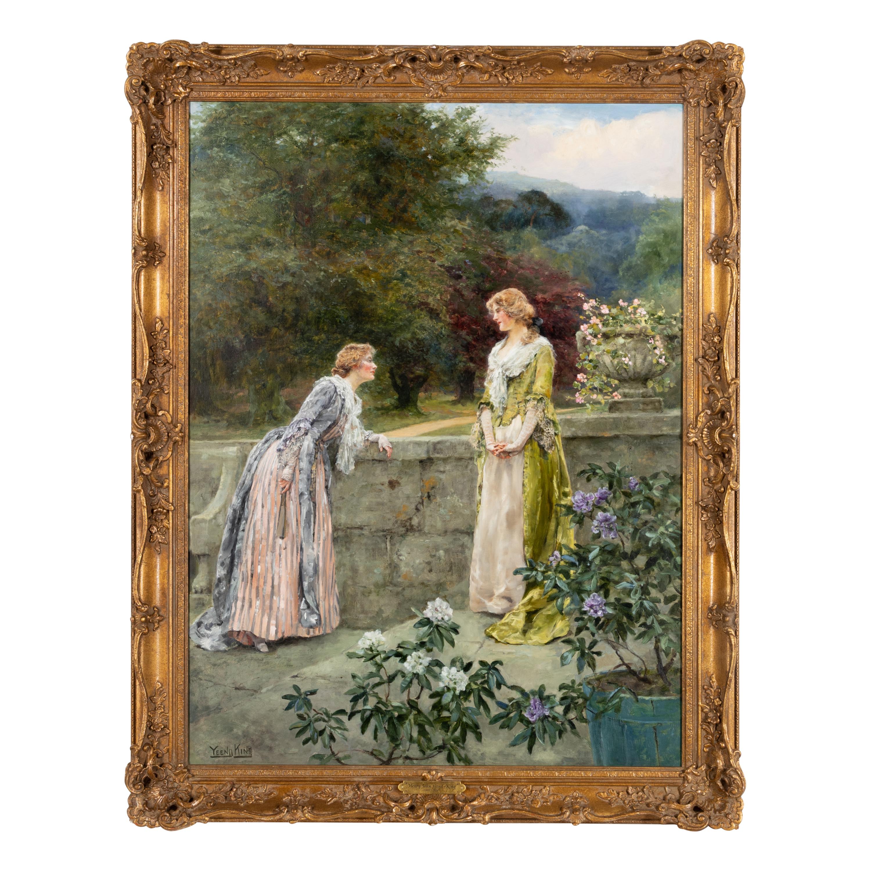 Henry John Yeend King (British, 1855-1924) — Two Women on a Terrace