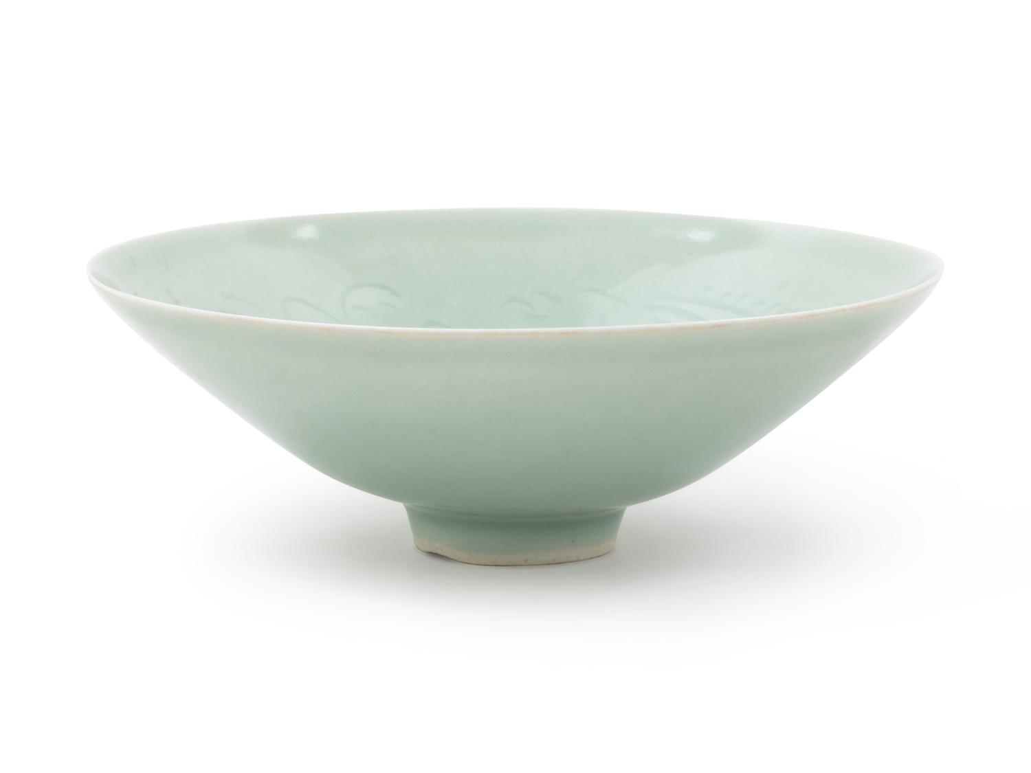 A Chinese Qingbai Glazed Porcelain Bowl