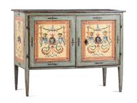 An Italian Painted Cabinet