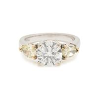 DIAMOND AND COLORED DIAMOND RING
