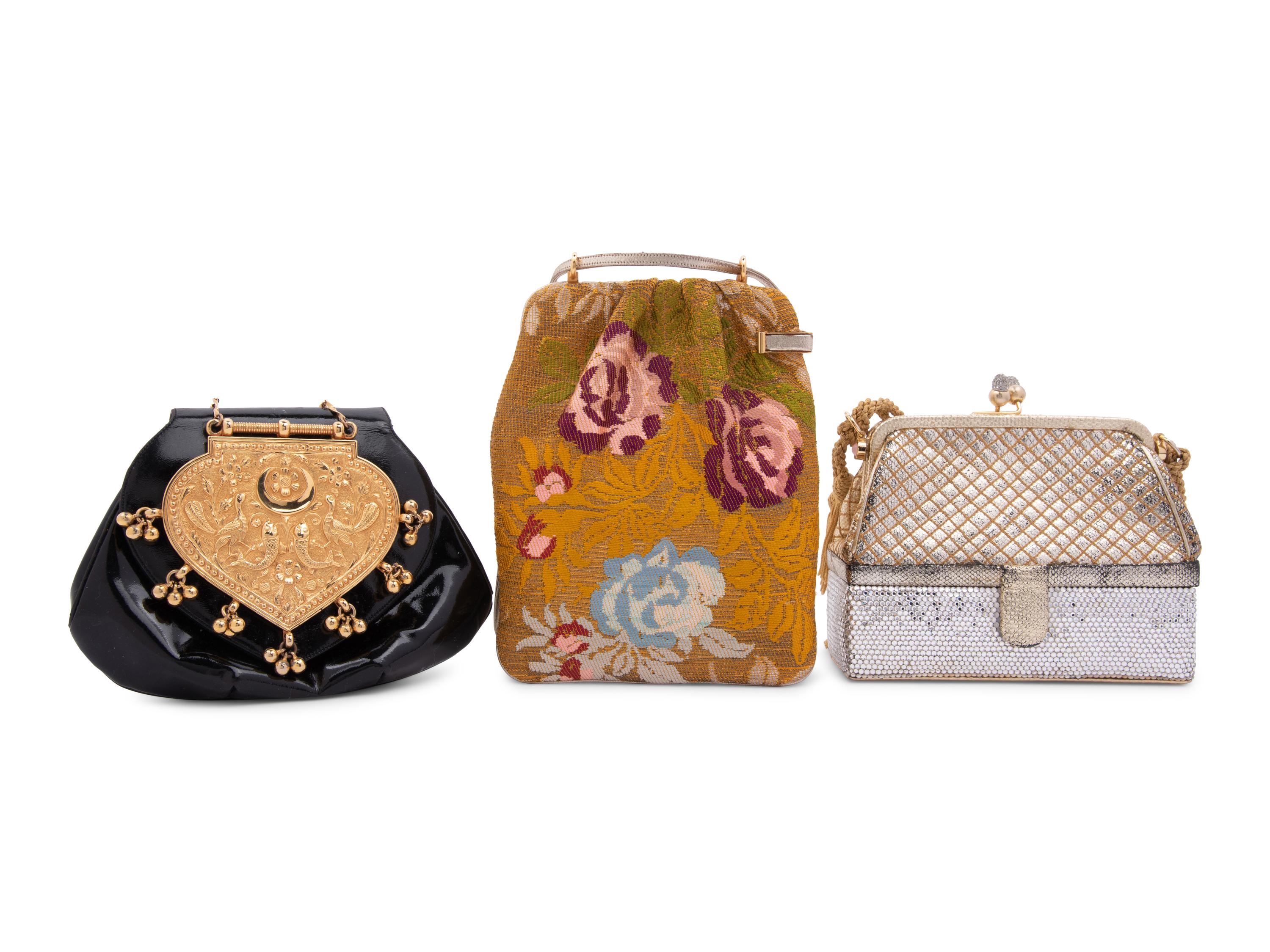 Three Judith Leiber Leather Bags