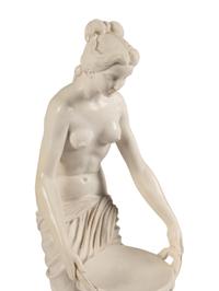 A Composition Sculpture of a Nude Water Maiden