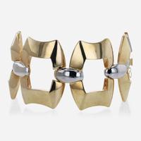 14K Two-Tone Gold Bracelet