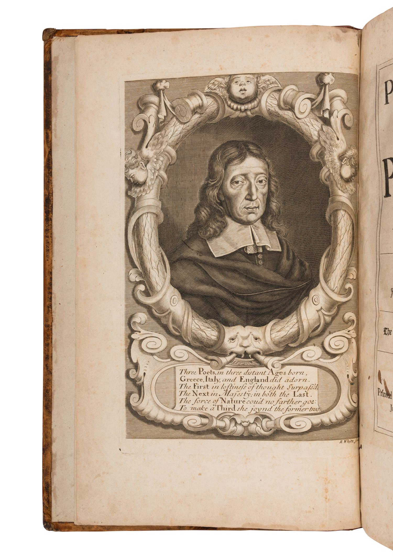 MILTON, John (1608-1674). Paradise Lost. A Poem in Twelve Books . London: Miles Flesher for Jacob Tonson, 1688.