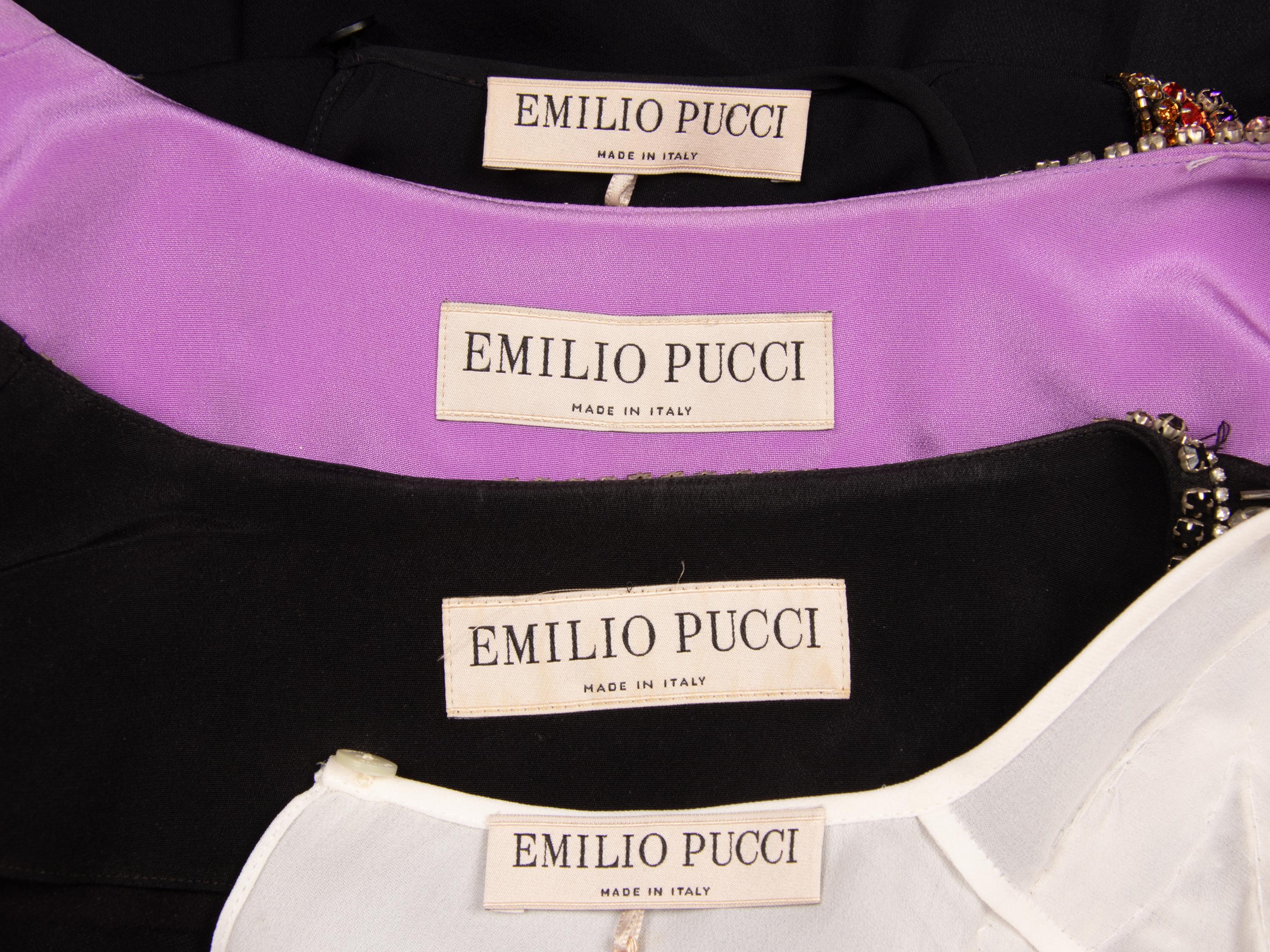 Emilio Pucci, Four Embellished Blouses