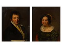 Portrait of a Gentleman and Portrait of a Lady (a pair)
