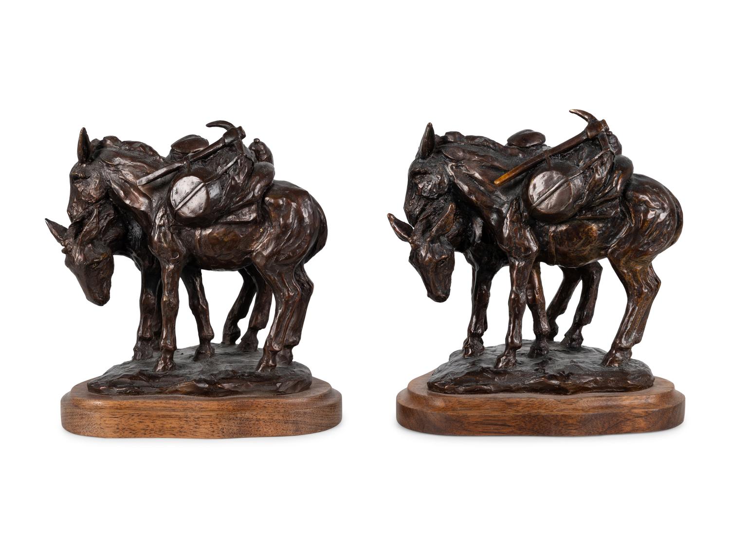 Two Works: Two Pack Mules , edition 5/500 and 20/500