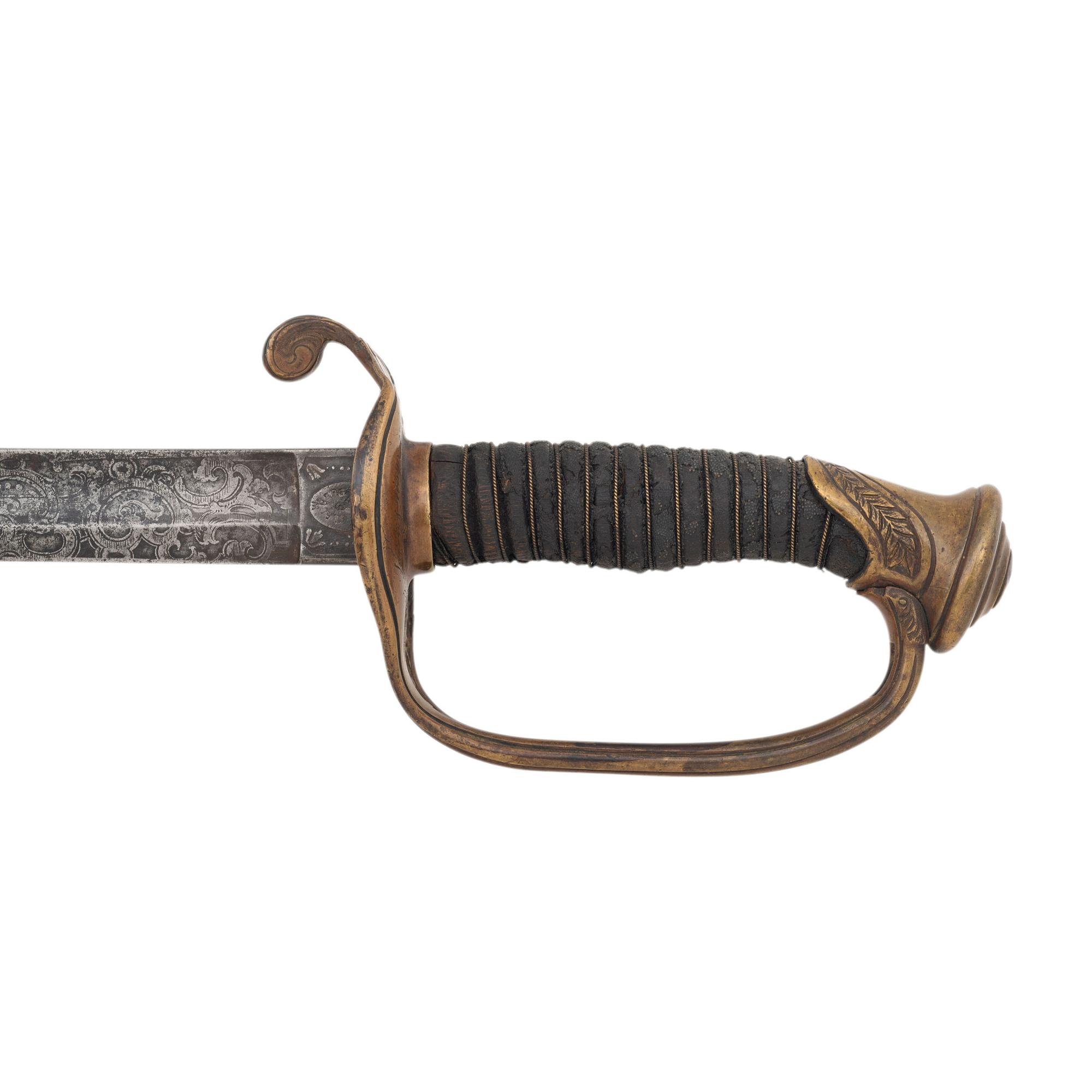 Schuyler, Hartley & Graham 1850 Foot Officers Sword of Capt. Charles Amory - 24th Mass Infantry - POW at The Crater