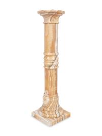 An Onyx Pedestal Base