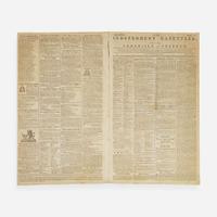 [American Revolution] [Treaty of Paris] The Independent Gazetteer Or, the Chronicle of Freedom