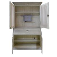 A Painted Secretaire Cabinet 60" W x 20" D x 98.5 " H — Sweden, Circa 1800